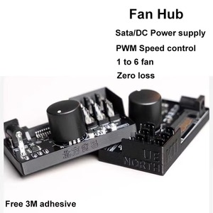 Controller di velocità della ventola del Computer/Hub ad alta potenza Sata DC Controller di potenza NAS controllo della velocità della ventola del Server regolazione della velocità PWM - Product Image 3