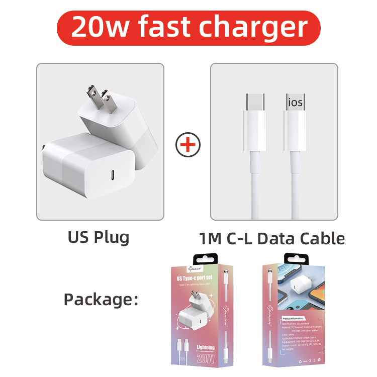 Câble de données 20W US C-L