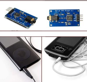 YX5300 MP3-Musik-Player-Modul UART-Steuer modul mit seriellem Sprach anschluss und TF-Kartens teck platz für Arduino/AVR/ARM/PIC - Product Image 5