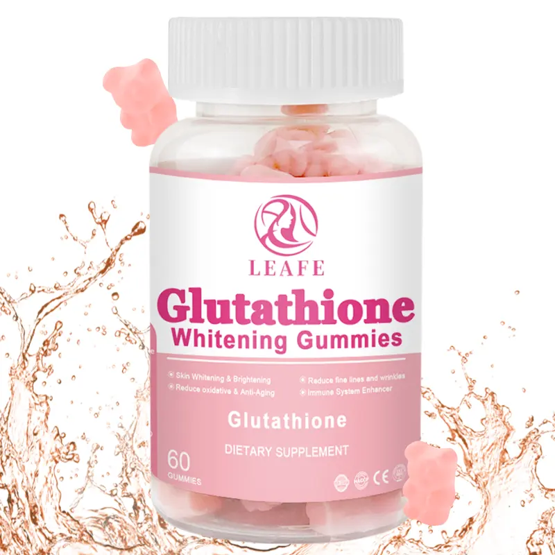 באיכות גבוהה אנטי-הזדקנות הטוב ביותר Glutathion עור הלבנת Gummies ויטמין C עם אבץ L-גלוטתיון Gummy סוכריות