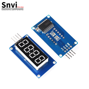 Modulo Display digitale a 4/8 Bit con Driver seriale TM1637 Clock da 0.36 pollici e Display con caratteri a LED regolabili MAX7219 - Product Image 4