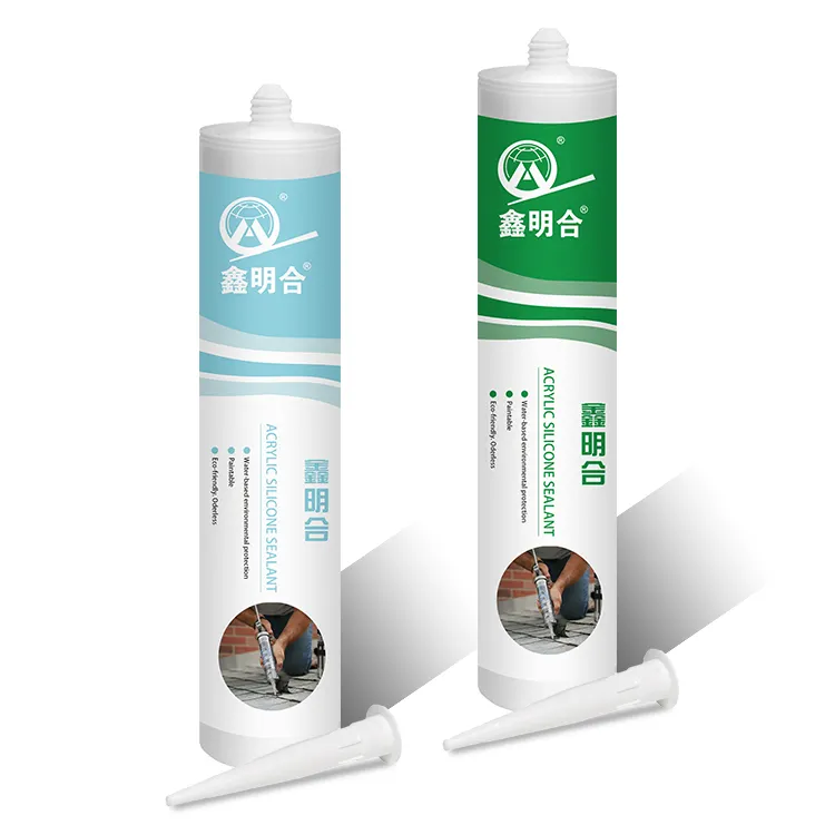 Mh355 Acrylic Sealant mẫu miễn phí cách âm không thấm nước khoảng cách Filler caulking dính Acrylic Mastic Sealant cho sàn nhà bếp