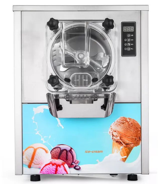 Máquina automática para hacer helados, máquina de 4 sabores para fruta, yogur, maíz, nueva y usada para restaurantes y aperitivos