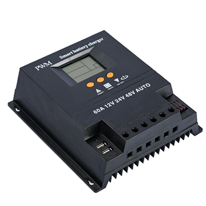 Venta al por mayor de fábrica 12V /24V/48V 10A/20A/30A Controlador Solar manual PWM controlador de carga solar - Product Image 1