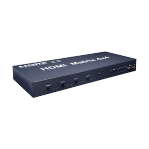 4x4 HDMI Matrix Unterstützung 4K 3D HDMI Matrix 4 in 4 ausgang usb extender HDMI 4x1 Quad Multi-viewer