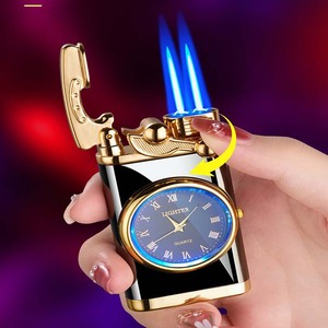 HF615 Rocker Arm <strong>Watch</strong> with Blue Light Direct Charge Lighter Metal Windproof Wholesale - Product Image 3