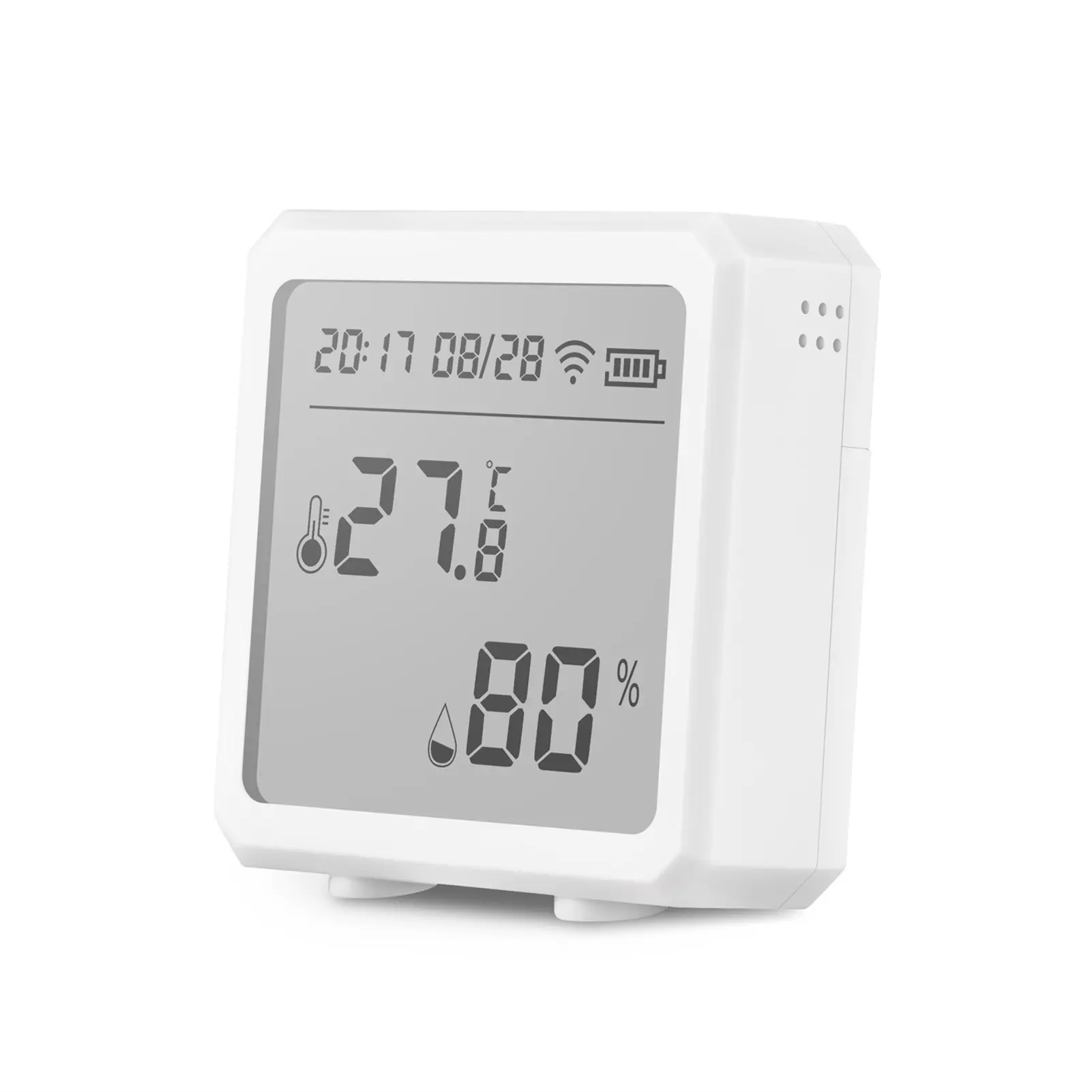 Датчик температуры и влажности Tuya WIFI для умного дома var SmartLife с поддержкой Alexa Google Assistant