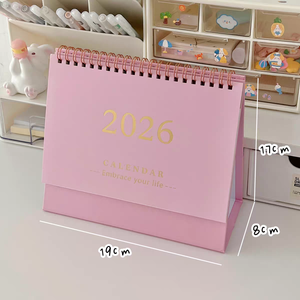 Bộ lịch để bàn vĩnh cửu in tùy chỉnh 365 ngày, kế hoạch năm 2026, kèm giá đỡ gỗ, quà tặng doanh nghiệp, dùng cá nhân - Product Image 5