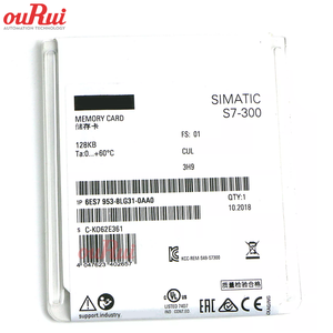 Original 6ES7953-8LG31-0AA0 SIMATIC S7-300 Cartão de memória 128KB Cartão MicroSD 6ES7 953-8LG31-0AA0 Mercadoria em estoque - Product Image 1