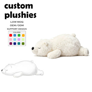 Siêu mềm màu xanh lá cây rùa mô phỏng động vật phim hoạt hình đồ chơi sang trọng búp bê tùy chỉnh rùa gối gấu bắc cực plushies - Product Image 2