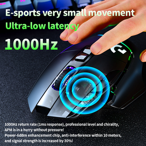 La più venduta connettività Tri-Mode BT Mouse ottico senza fili Mouse per Computer Mouse da gioco meccanico ponderato programmabile - Product Image 4