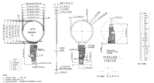 Display Touch capacitivo TFT da 1.28 pollici modulo LCD 240x 240rgb per smart watch - Product Image 5