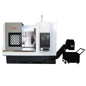 Chansin <span class=keywords><strong>cnc</strong></span> מפנה מכונת מחרטה TCK-600 עם ציר <span class=keywords><strong>C</strong></span> ציר y ו-זנב מתכת עבור מתכת