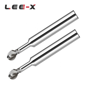 LEE-X HRC55 2 flüt R5 lolipop freze kesicisi şekillendirme ark freze kesicisi karbür topu T kesici karbür End Mill alüminyum - Product Image 5
