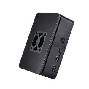 2021 new Select black enclosure plastic material <strong>case</strong> for <strong>raspberry</strong> <strong>pi</strong> 4b board. 2gb ram - Product Image 5