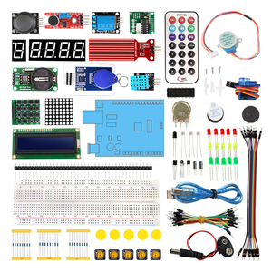 スーパースターターキットRaspberry Pi付きCH340G/ブレッドボードSG90サーボLEDディスプレイジャンパーワイヤーチャンネルリレーモジュール全PCB - Product Image 1