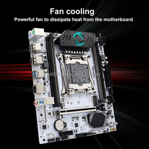 X99มาเธอร์บอร์ด LGA 2011-3เซ็ตพร้อม DDR4 16กิกะไบต์ (2*8กิกะไบต์) หน่วยความจำแรม2133MHz และ Xeon E5 2680 V3ซีพียูประมวลผล X99A4เมนบอร์ด - Product Image 3