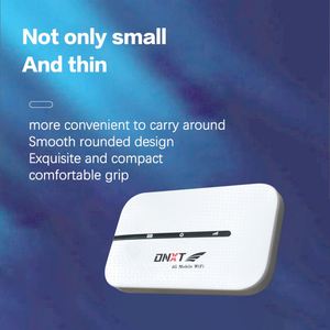 高速DNXT 4gポケットルーターポータブルWifiルーターワイヤレスネットワークカードバッテリールーターSIMカードスロット付き