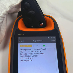 FCCID 147 156 166 GTアルファロメオリモートフォブノーカット用SIP22ブレード433MHZ ID48チップ交換用3ボタンフリップカーキー - Product Image 2