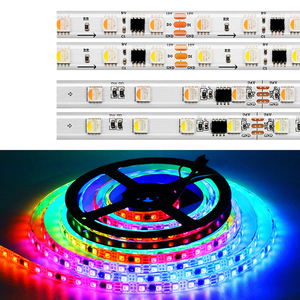 RGBW IC adresli LED şerit ışık 12V/24V TM1814 RGB + CW/WW 4-in-1 LED iç mekan dış mekan dekorasyonu programlanabilir dijital ışıklar - Product Image 3