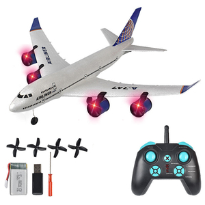 LONGXI 747 A380 rc uçak 3-CH köpük rc model uçak elektrikli uçak uzaktan kumanda Jet rc planör çocuk için oyuncak - Product Image 6