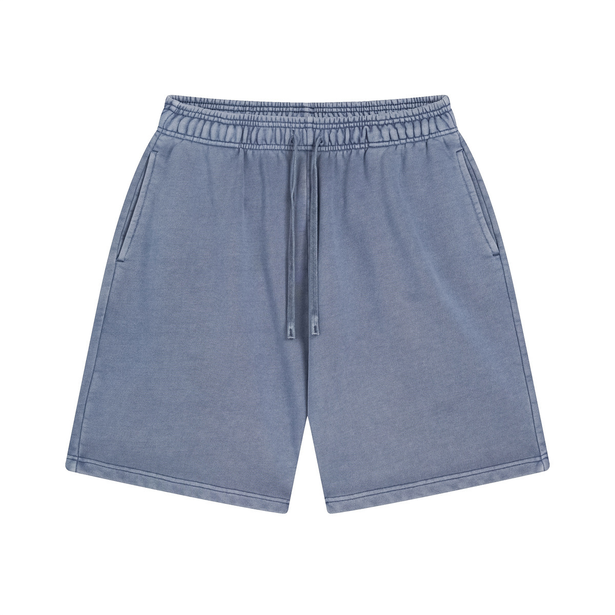 Pantalón corto azul grisáceo