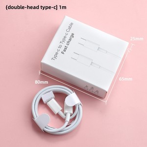 Apple 15 için hızlı şarj kablosu iPhone 15 & iPad Tablet çift tip-c 3A 180 derece TPE ceketli kulaklık ile uyumlu - Product Image 6