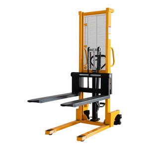 1トン1.5トン2トン1.6M 2M手動スタッカーフォークリフト油圧ハンドスタッカーCE手動パレットスタッカー - Product Image 4