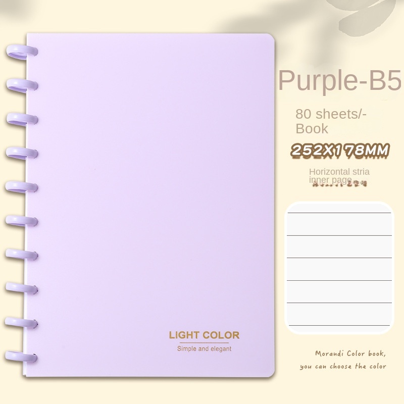 B5 purple