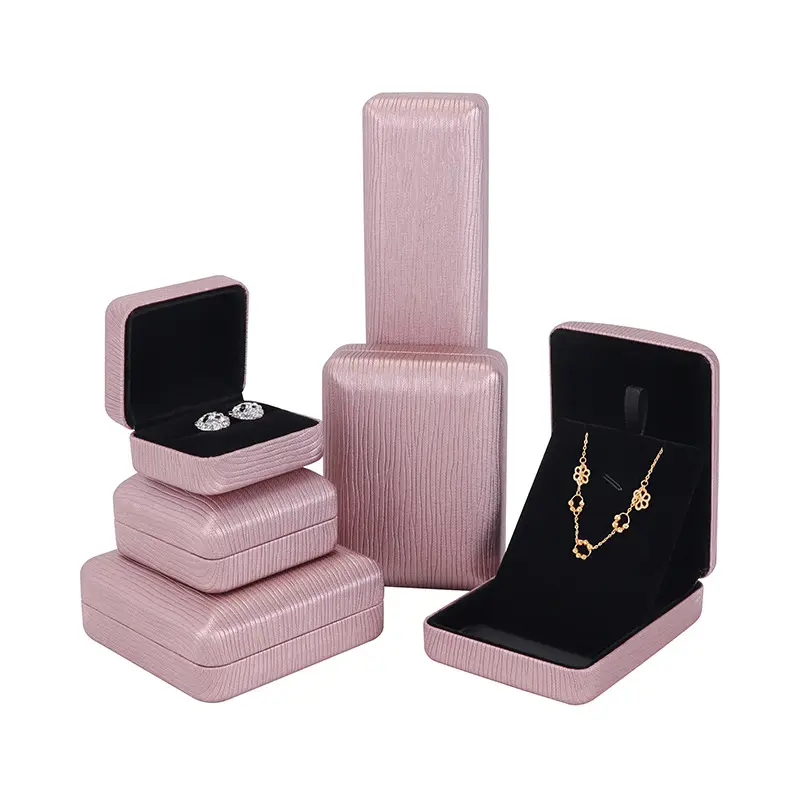 Fabricación de cajas de joyería personalizadas para exhibición de anillos, venta al por mayor, caja pequeña para joyas