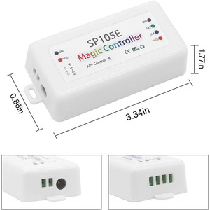 SP105E für Bluetooth APP Dimmer Magic LED Controller Adressierbarer programmier barer Pixel-LED-Streifen für WS2811 WS2812B - Product Image 3