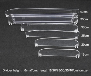 Supermercato automatico di plastica caricato a molla frigorifero acqua Self Feed Management Roller sistema Glide Drink Bottle Shelf Pusher - Product Image 3