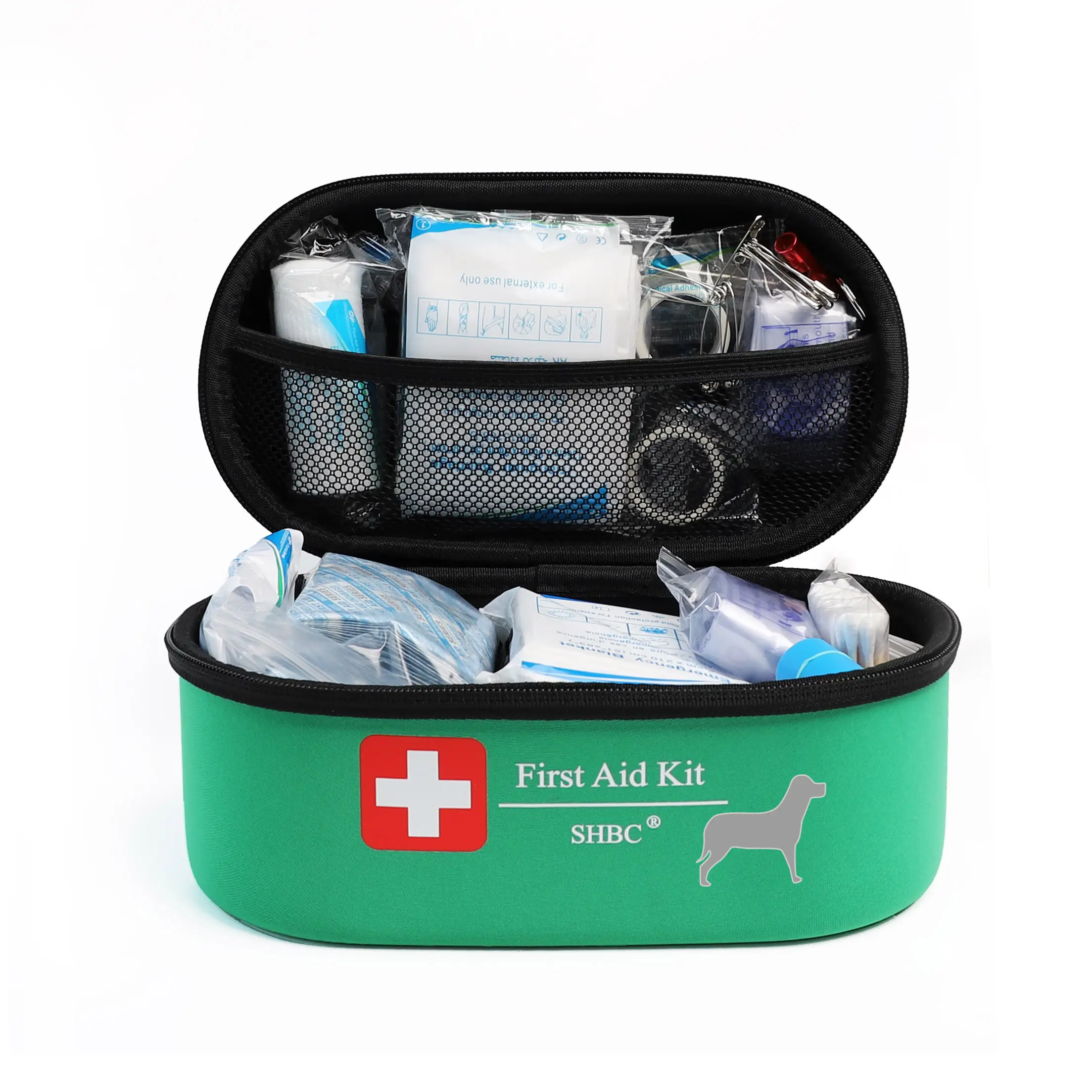 Kit de primeros auxilios eva para mascotas, perros, gatos, certificado personalizado, bajo precio