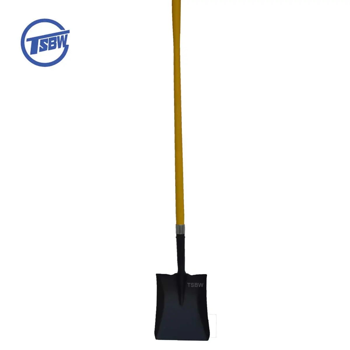 High quality D-Grip Digging Garden Hand Tool Gardening long plastic coated fiberglass handle flat Shovel