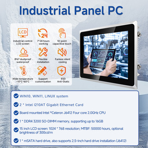15-Zoll-wasserdichter Touchscreen-Monitor Eingebetteter Monitor LCD-Industrie panel i5-1135G7 2,0 GHz 1 * SATA 2,5-Zoll - Product Image 2