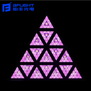 Retro Stage Light Hot Sale Stage Event Club Concert Disco Dmx Rgb <strong>LED</strong> Triangle matrix Light - Product Image 4