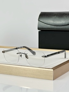 إطار نظارات من المعدن البصري مصمم علامة تجارية فاخرة ، إطار نظارات رجال الأعمال الجديدة ، نظارات نسائية بدون إطار - Product Image 5
