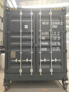 Side-opening <strong>Container</strong> for Forklift <strong>Loading</strong> Ventilated Side Folding Door <strong>Container</strong> ISO Certification for Machinery <strong>Export</strong> - Product Image 3