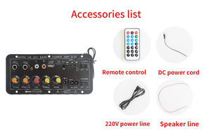 产品音频播放器内置汽车音频附件12V24V220V数字低音功放板，用于办公室