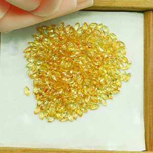 SGARIT toptan takı 1.5*3mm 1.7*3.7mm 2.4mm markiz kesim doğal gevşek sarı safir takı yapımı taş safir - Product Image 4
