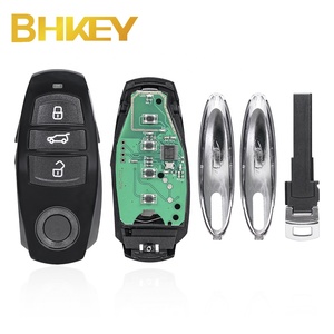 กุญแจรถรีโมท3ปุ่มสำหรับ2010-2014 VW Touareg 315MHz 433MHz 868MHz ชิป PCF7945กึ่งอัจฉริยะ - Product Image 2