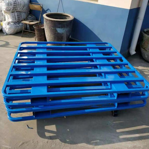 Raflar sistemi için fabrika fiyat ağır özelleştirilmiş çelik paletler metal paletler - Product Image 1