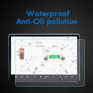 9H sertlik temperli cam araba navigasyon ekran koruyucu Tesla modeli 3 Y X S merkezi kontrol dokunmatik ekran koruyucu - Product Image 6