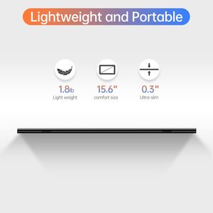 Monitor portátil OEM 15,6 "FHD IPS USB Tipo-C Pantalla de computadora externa Segundo Monitor ultra delgado para computadora portátil PS4 - Product Image 4