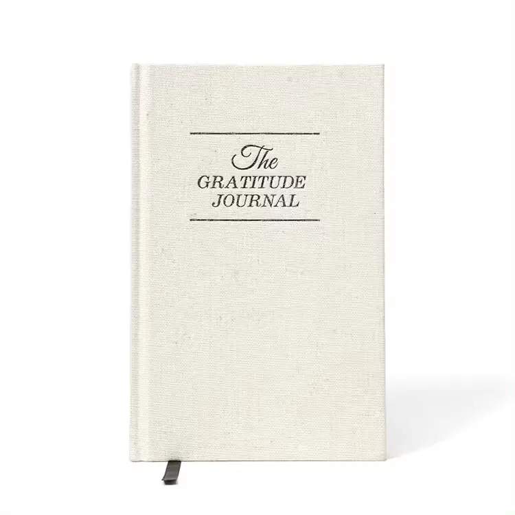 Journal de gratitude personnalisé en gros carnet de notes d'agenda minimaliste bloc-notes personnalisé promotionnel personnalisé A5 avec logo