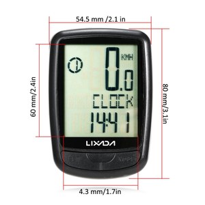 <strong>Wireless</strong> Bike <strong>Computer</strong> Multi <strong>Functional</strong> Large Screen <strong>Cycling</strong> <strong>Computer</strong> Mountain Bike Speedometer IP65 Waterproof Odometer - Product Image 2