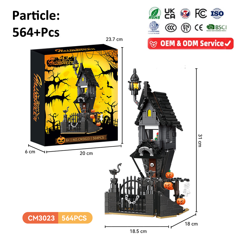 CM3023 Château d'Halloween