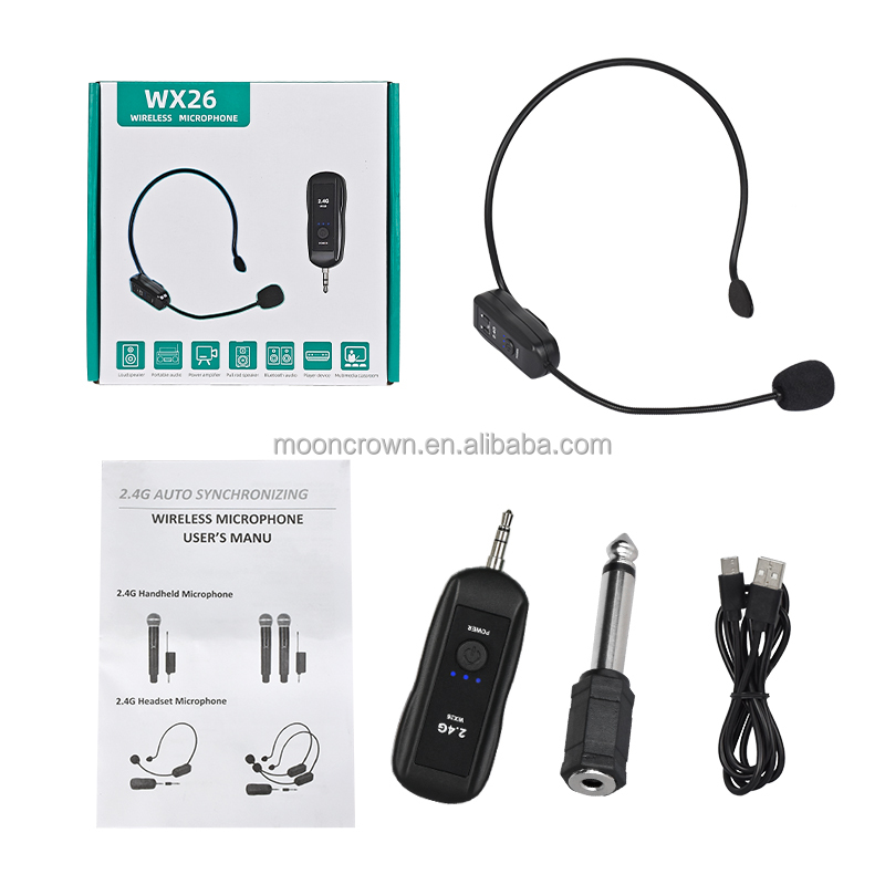Micrófono único de 2.4g (negro)