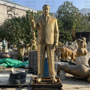 Blve tùy chỉnh ngoài trời công viên Kim Loại Lớn người đàn ông thực sự tượng đúc đồng thương mại người đàn ông điêu khắc - Product Image 6