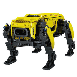Yuxing Mowang 15075 Kidsren's Programming Robot, обучающая сборка, набор игрушек с дистанционным управлением, пластиковые строительные блоки в упаковке